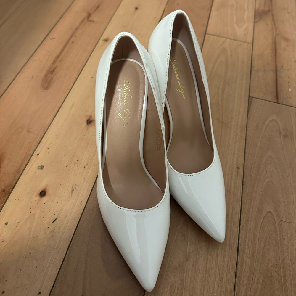 White heels brand new